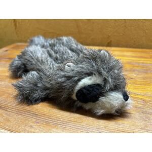 Folkmanis Furry Folk Raccoon Plush Puppet Stuffed Animal Toy 14”